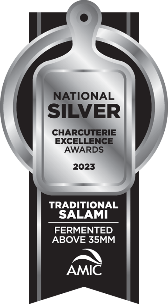 Charcuterie-Silver-2023 Puopolo's award winning salami salumi